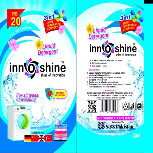 Rs.20 Sachet Liquid Detergent