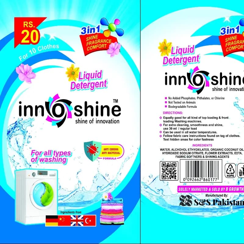 Rs.50 Sachet Liquid Detergent